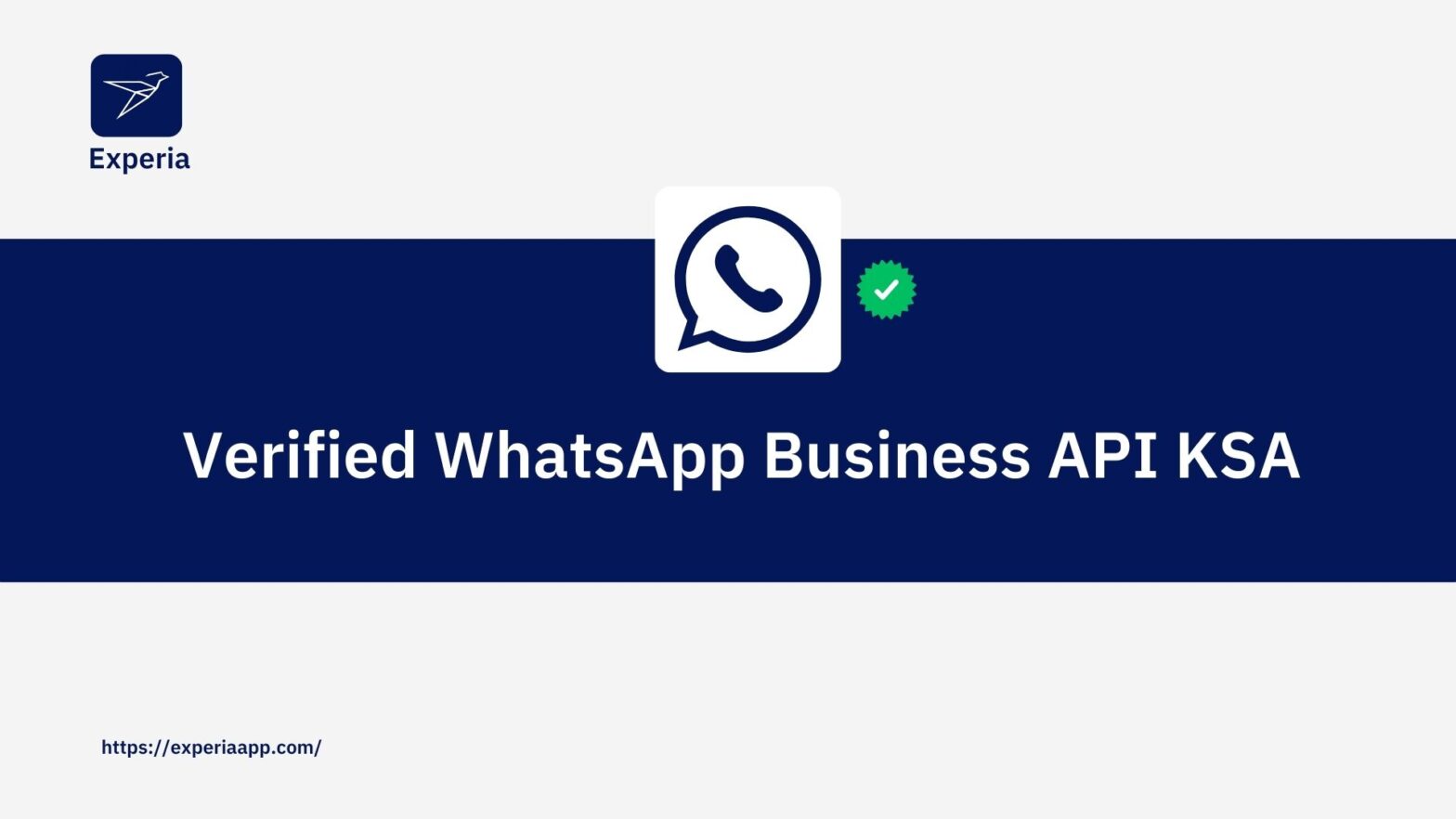 Verified WhatsApp Business API on Experia Platform